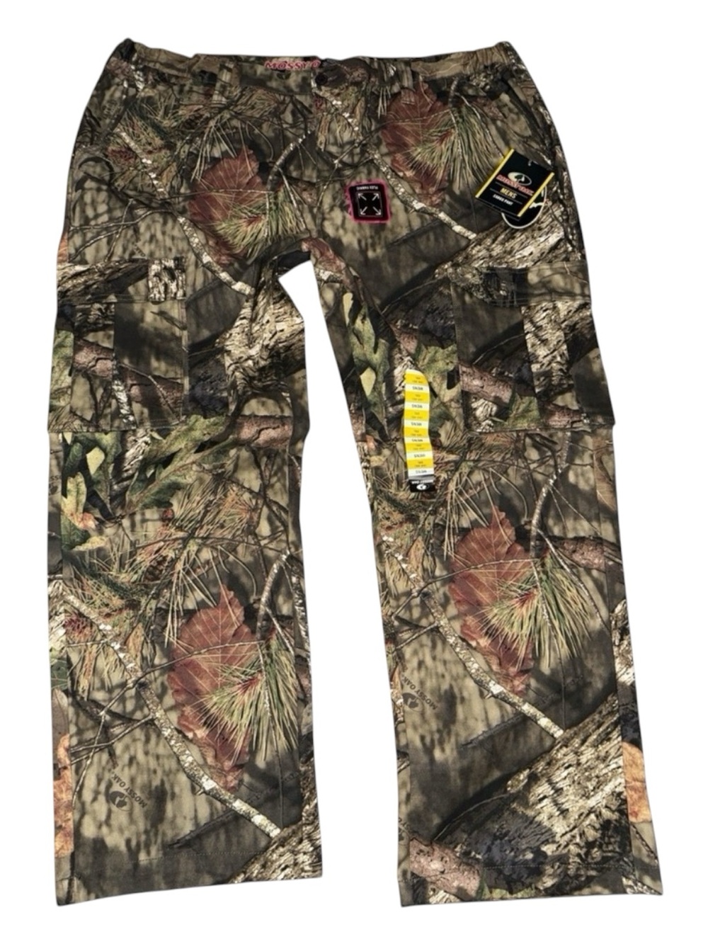 NWT Mossy Oak Cotton Mill Hunting Pant Mens XXL Cargo Camo‎ Break Up Country